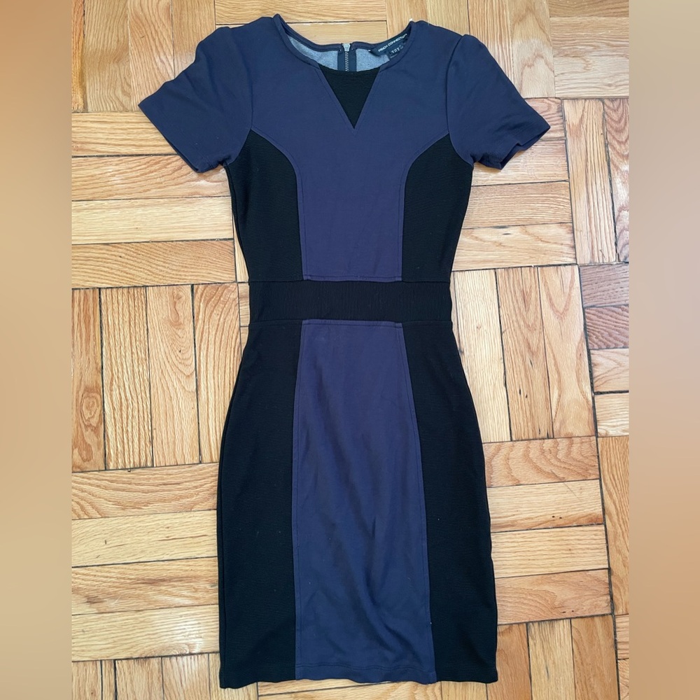 Elegant Black and Gray Women's Dress